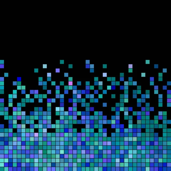 Abstrato vetor quadrado pixel mosaico fundo — Vetor de Stock