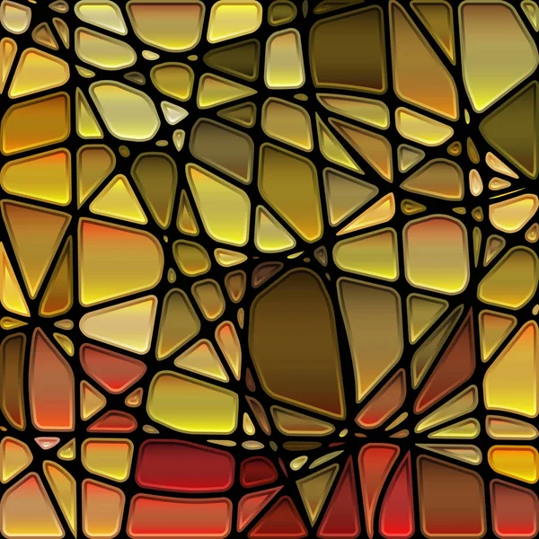 Abstracte vector glas-in-lood mozaïek achtergrond — Stockvector