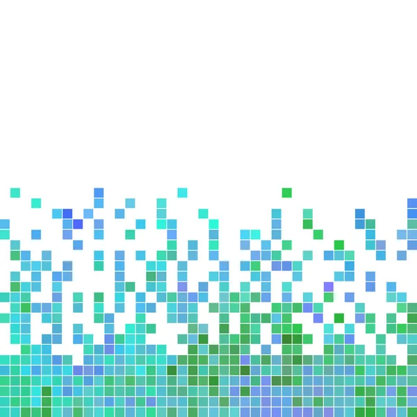 Abstrato vetor quadrado pixel mosaico fundo — Vetor de Stock