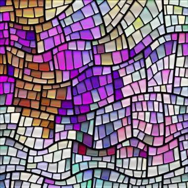 soyut vektör boyalı cam mozaik arkaplan
