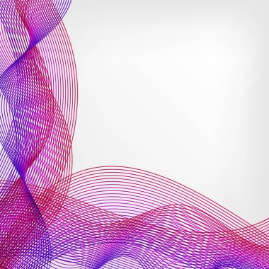 soyut vektör satır arkaplanı salladı