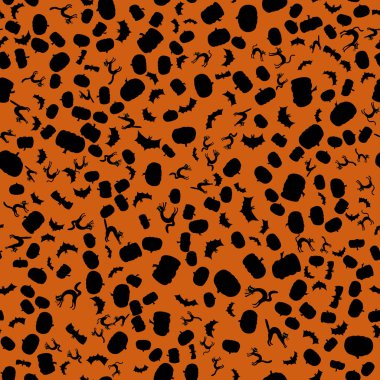 Cadılar Bayramı Dikişsiz desen vektör