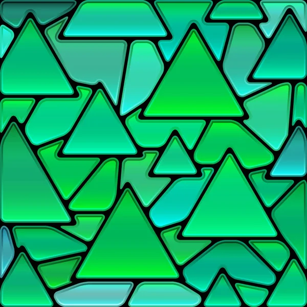 Vector abstracto manchado de vidrio mosaico de fondo — Vector de stock