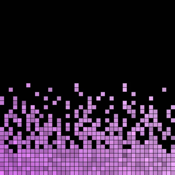 Abstraktní vektorová čtvercovými obrazovými body mozaika pozadí — Stockový vektor