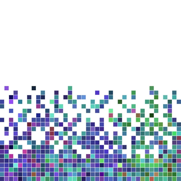 Abstrato vetor quadrado pixel mosaico fundo — Vetor de Stock