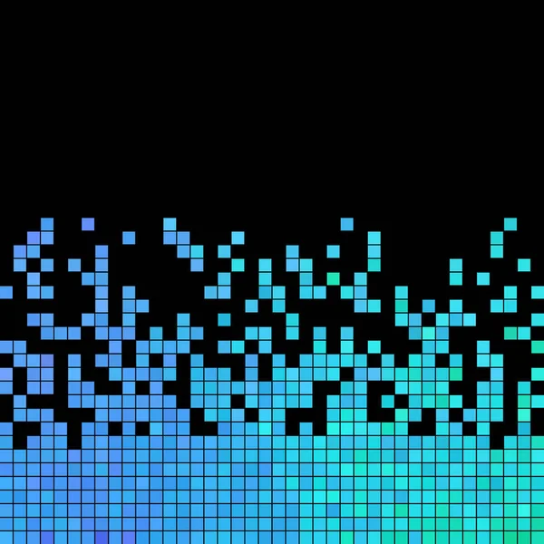 Vector abstracto pixel cuadrado mosaico fondo — Archivo Imágenes Vectoriales