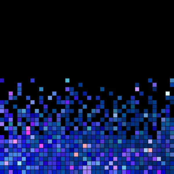 Abstract vector met vierkante pixels mozaïek achtergrond — Stockvector