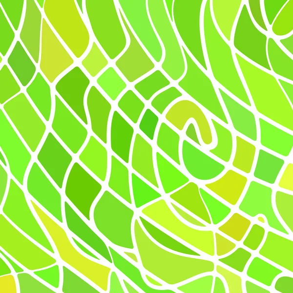 Vector abstracto manchado de vidrio mosaico de fondo — Vector de stock