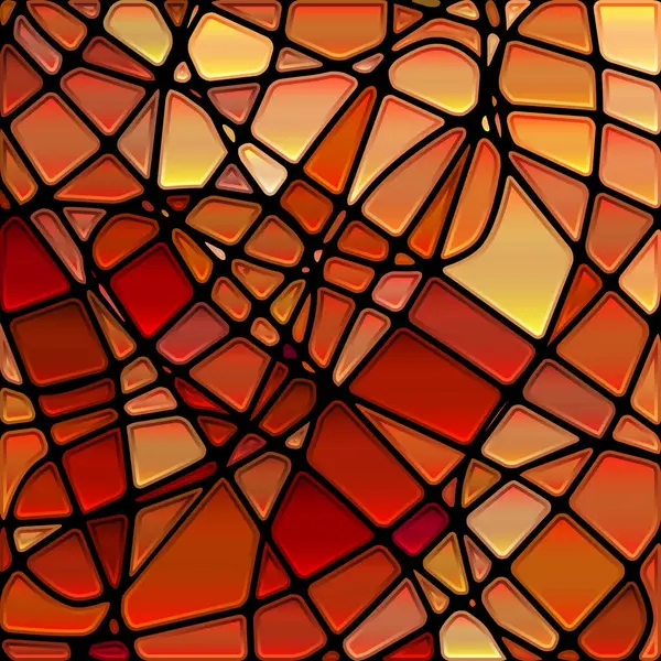 Vector abstracto manchado de vidrio mosaico de fondo — Archivo Imágenes Vectoriales