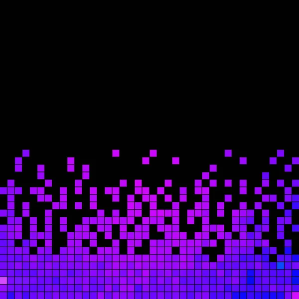 Abstrakter Vektor quadratischer Pixelmosaik Hintergrund — Stockvektor