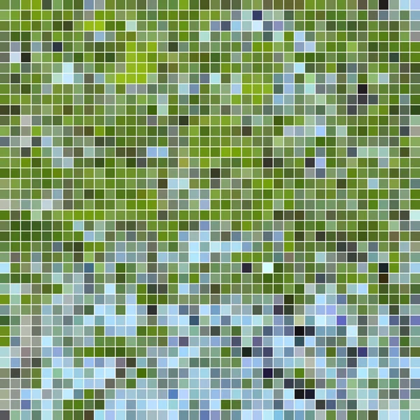 Abstract vector square pixel mosaic background — Stock Vector