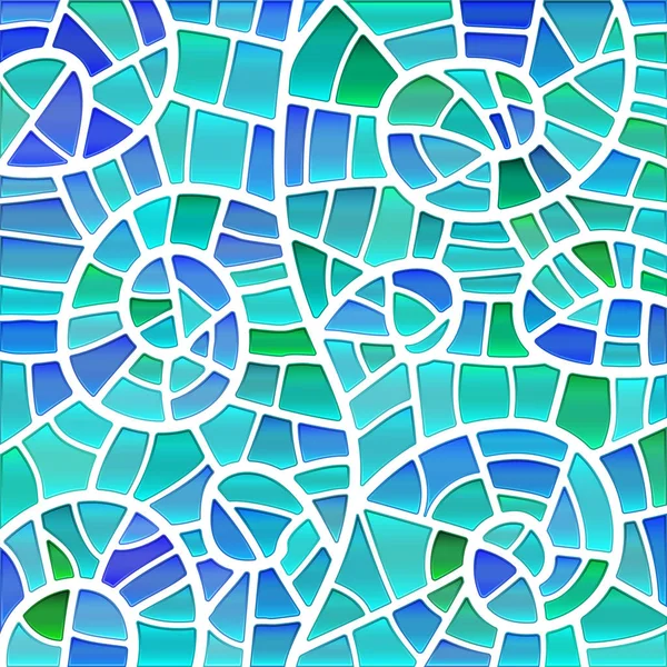 Abstracte vector glas-in-lood mozaïek achtergrond — Stockvector