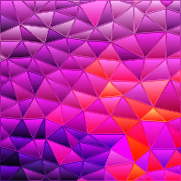 Абстрактные векторные витражи треугольного мозаичного фона — стоковый вектор