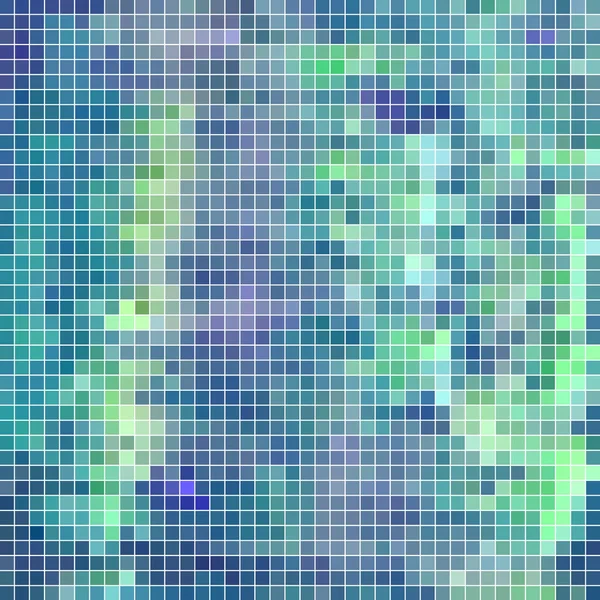 Abstract vector square pixel mosaic background — Stock Vector