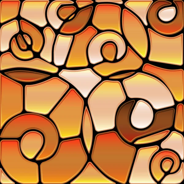 Vector abstracto manchado de vidrio mosaico de fondo — Archivo Imágenes Vectoriales