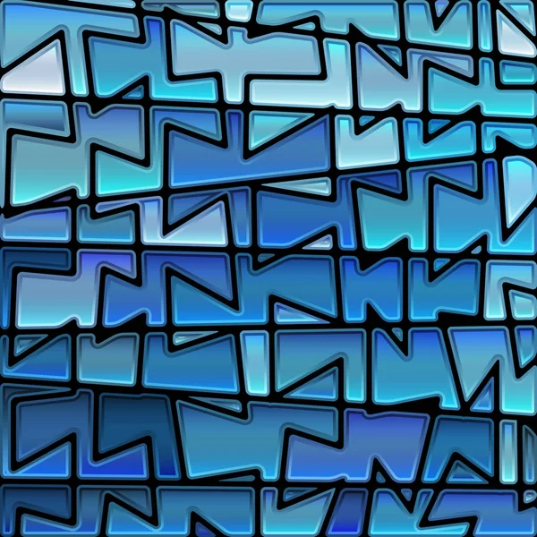 Vetor abstrato fundo mosaico de vidro manchado — Vetor de Stock