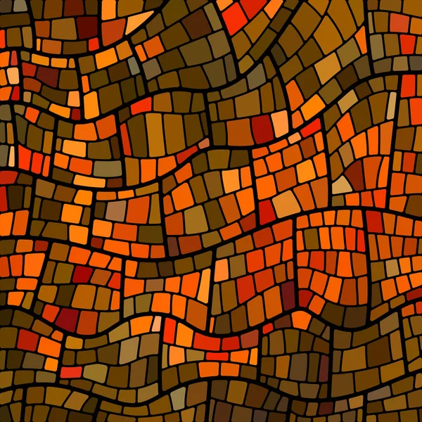 Vetor abstrato fundo mosaico de vidro manchado — Vetor de Stock