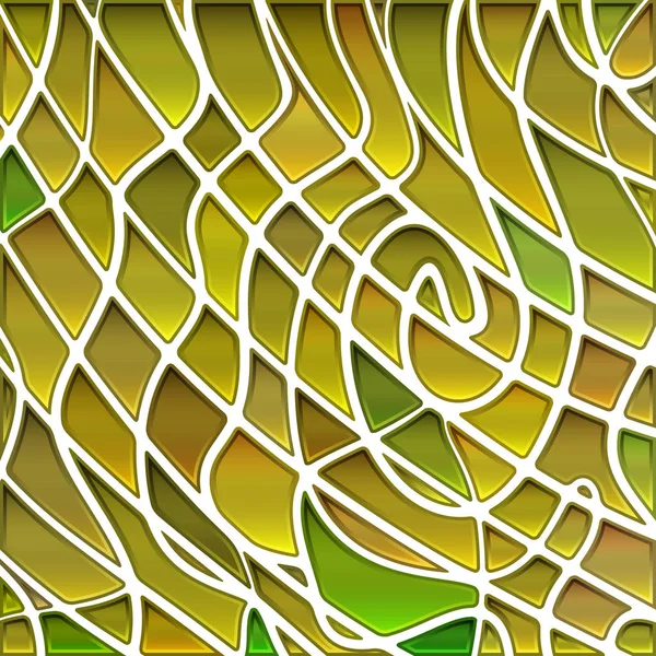 Latar belakang mosaik vektor abstrak berwarna-kaca - Stok Vektor
