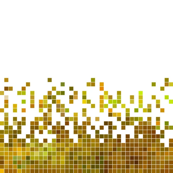 Abstract vector square pixel mosaic background — Stock Vector