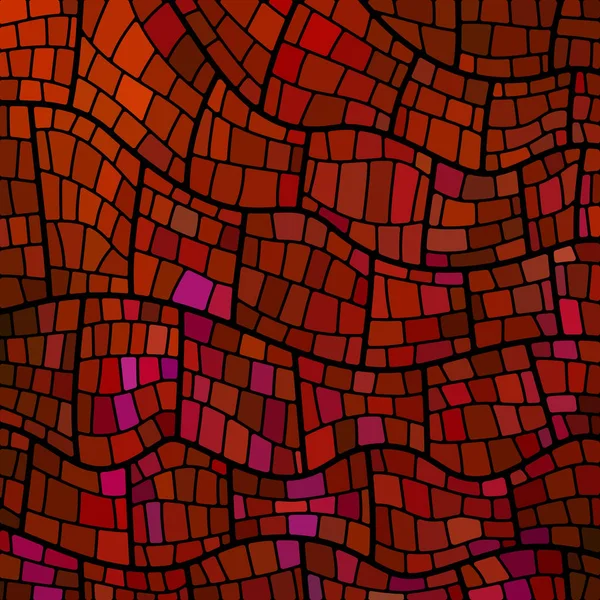 Vector abstracto manchado de vidrio mosaico de fondo — Archivo Imágenes Vectoriales