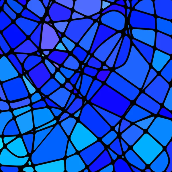 Vector abstracto manchado de vidrio mosaico de fondo — Archivo Imágenes Vectoriales