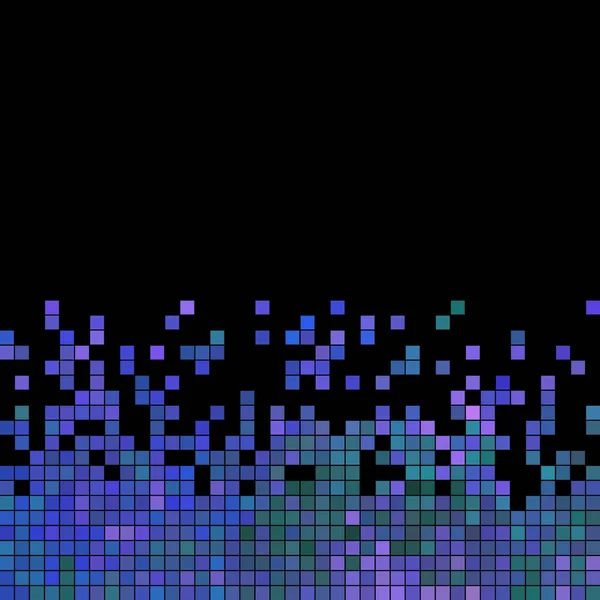 Vector abstracto pixel cuadrado mosaico fondo — Vector de stock