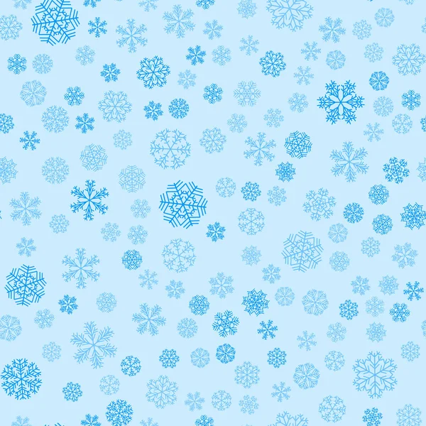 Vektor zimní sníh světlo bezproblémové vzor — Stockový vektor