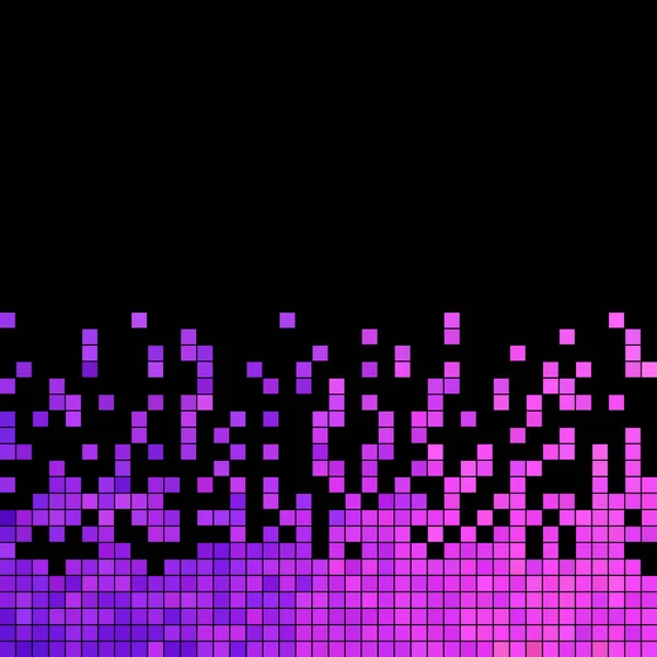 Абстрактний векторний квадратний піксельний мозаїчний фон — стоковий вектор