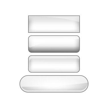 vektör web düğme kümesi