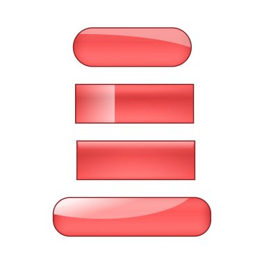 vektör web düğme kümesi