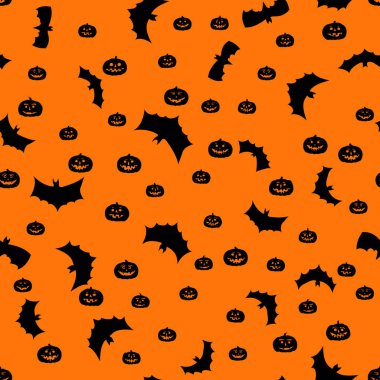 Cadılar Bayramı Dikişsiz desen vektör