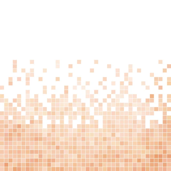 Abstract vector square pixel mosaic background — Stock Vector