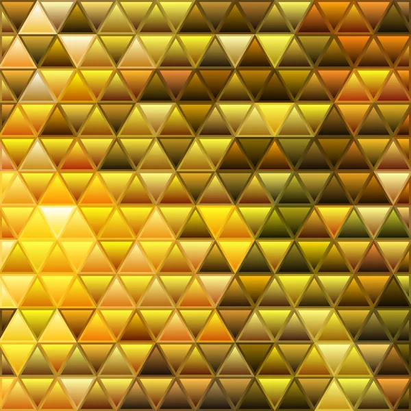 Abstrakte Vektor Buntglasdreieck Mosaik Hintergrund — Stockvektor