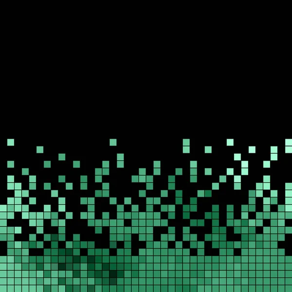 Abstrait vecteur carré pixel mosaïque fond — Image vectorielle