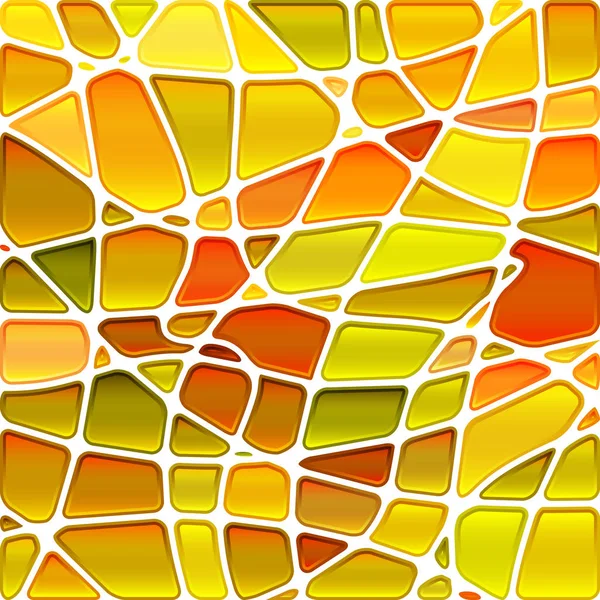 Abstracte vector glas-in-lood mozaïek achtergrond — Stockvector