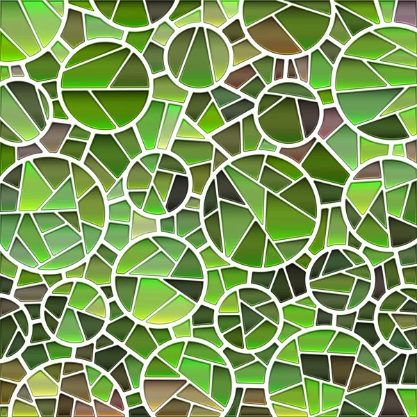 Vetor abstrato fundo mosaico de vidro manchado — Vetor de Stock