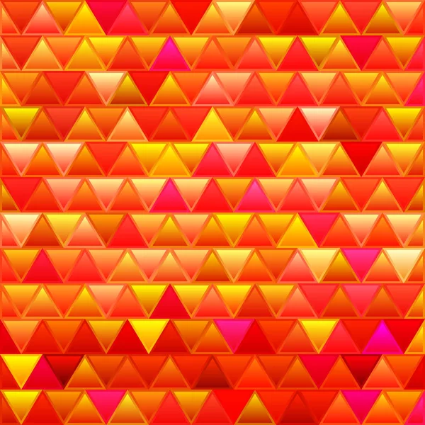 Abstract vector stained-glass triangle mosaic background — Stock Vector