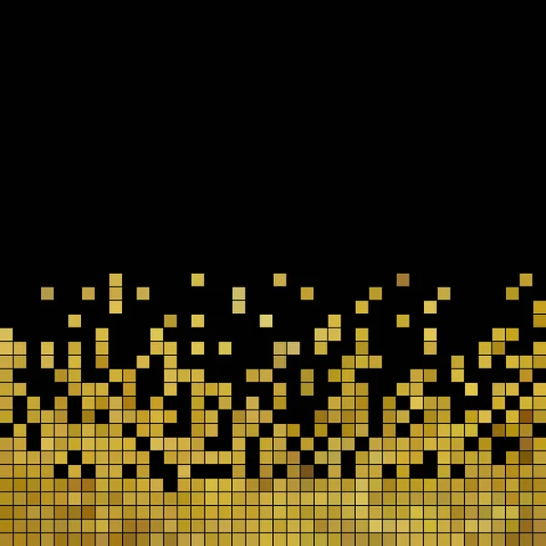 Abstrato vetor quadrado pixel mosaico fundo —  Vetores de Stock