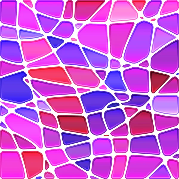 Vector abstracto manchado de vidrio mosaico de fondo — Archivo Imágenes Vectoriales