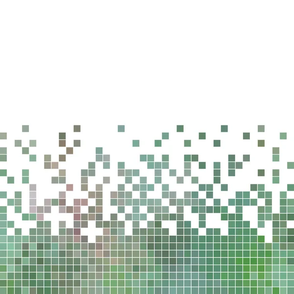 Astratto vettore quadrato pixel mosaico sfondo — Vettoriale Stock