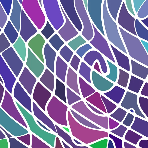 Vector abstracto manchado de vidrio mosaico de fondo — Archivo Imágenes Vectoriales