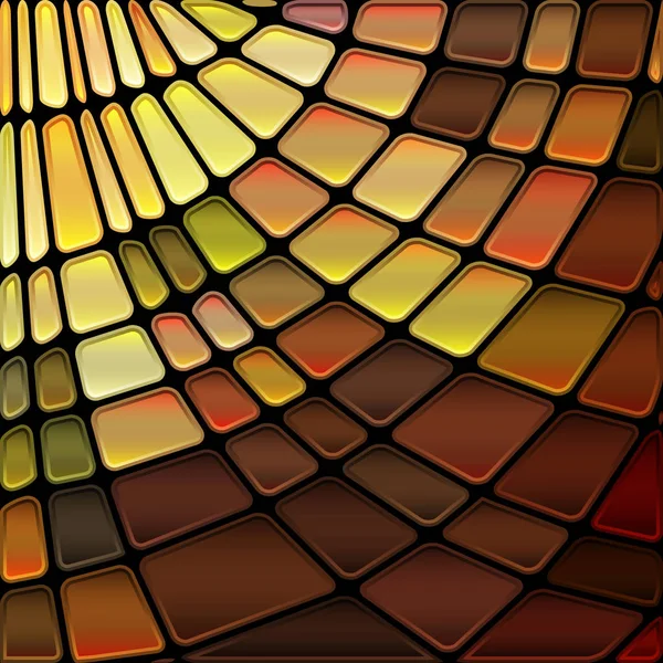 Vector abstracto manchado de vidrio mosaico de fondo — Vector de stock