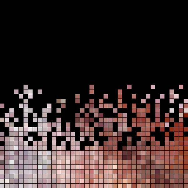 Abstrato vetor quadrado pixel mosaico fundo — Vetor de Stock