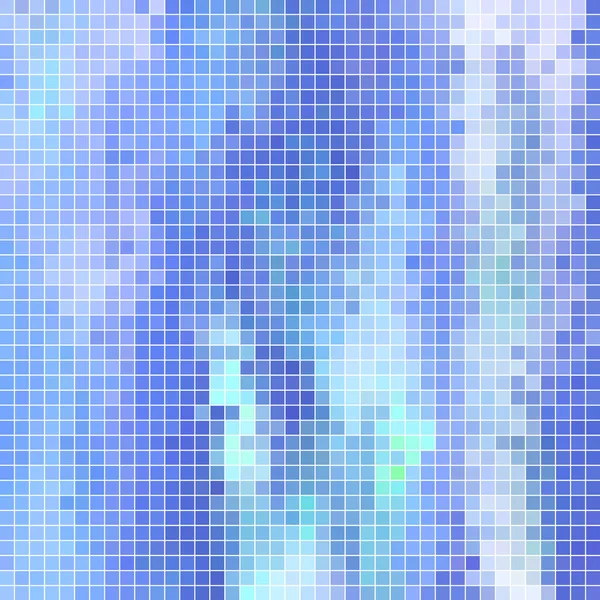 Abstract vector square pixel mosaic background — Stock Vector