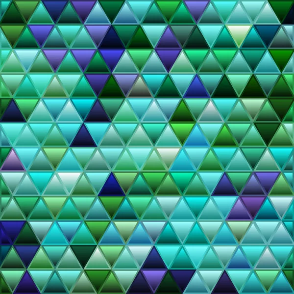 Vector abstracto vidrieras triángulo mosaico fondo — Vector de stock