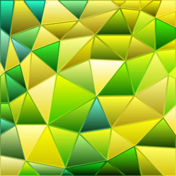 Abstrait vecteur teinté-verre triangle mosaïque fond — Image vectorielle