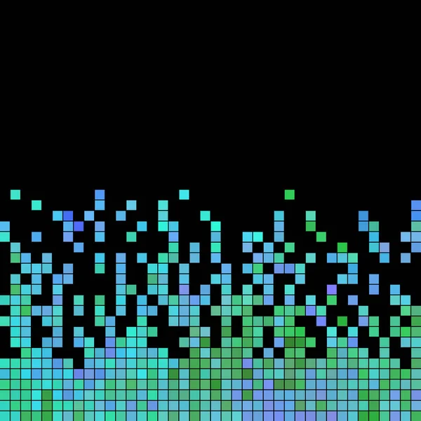 Abstrato vetor quadrado pixel mosaico fundo — Vetor de Stock