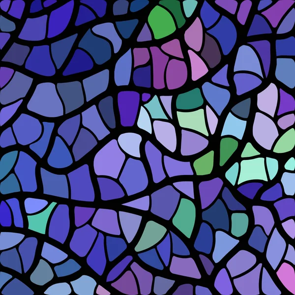 Vector abstracto manchado de vidrio mosaico de fondo — Archivo Imágenes Vectoriales