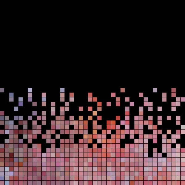 Abstrait vecteur carré pixel mosaïque fond — Image vectorielle