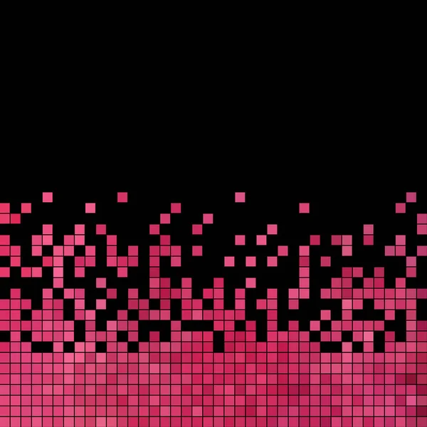 Abstrato vetor quadrado pixel mosaico fundo — Vetor de Stock